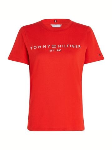 Tommy Hilfiger - Áo thun tay ngắn nữ Regular Corp Logo Tê