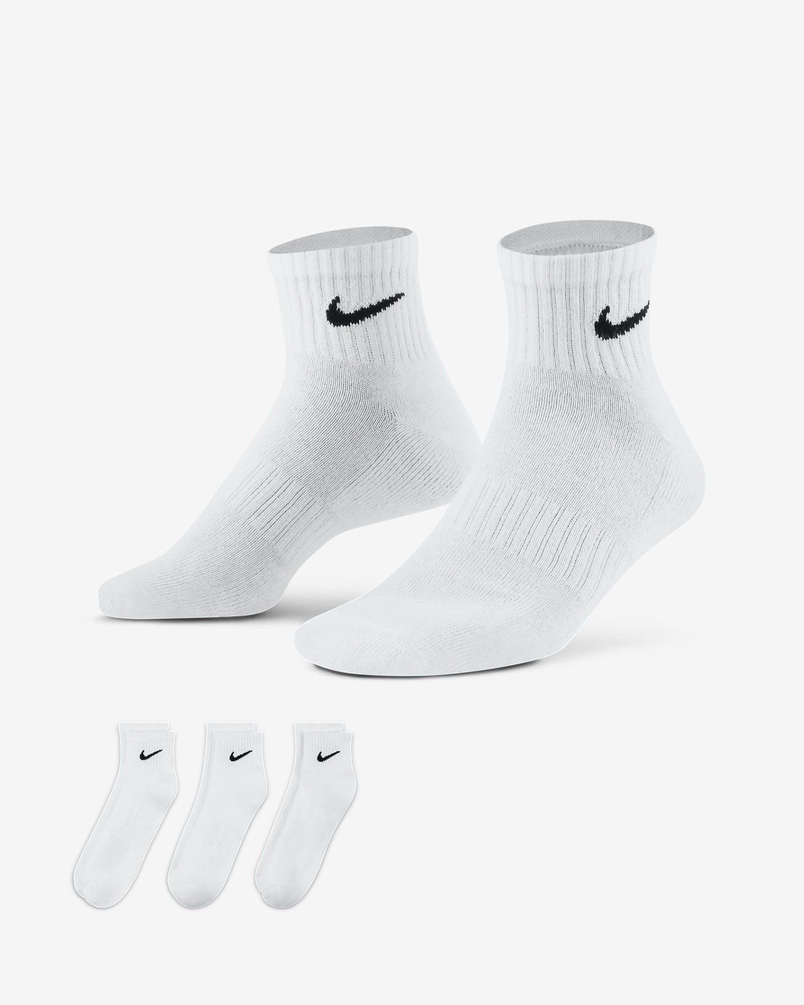 Nike - Vớ thể thao (3 đôi) Nam Everyday Cushioned Training Ankle Socks (3 Pairs)