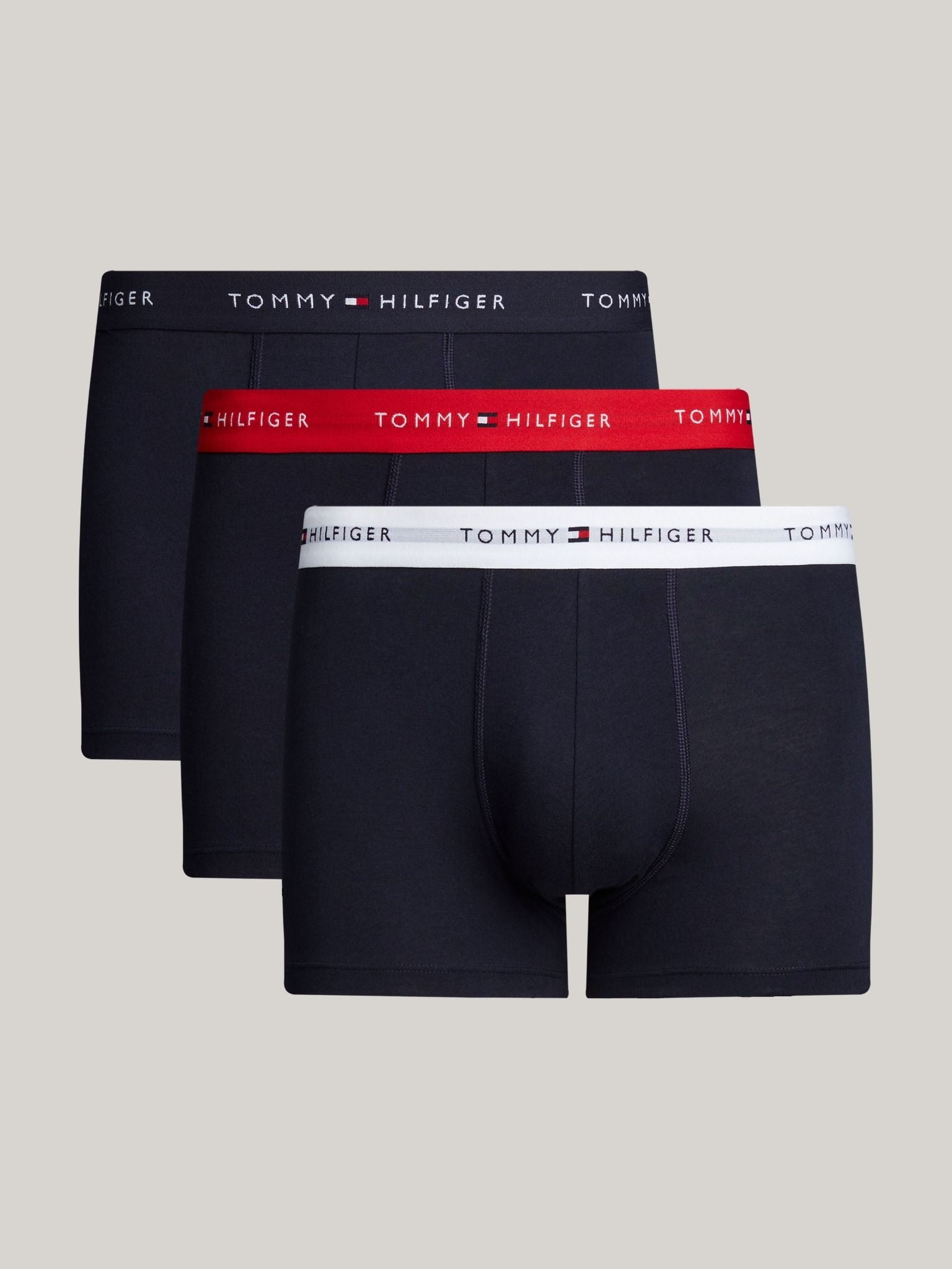 Tommy Hilfiger - Bộ 3 quần lót nam 3-Pack Logo Waistband Trunks