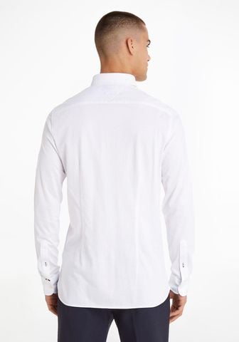 Tommy Hilfiger - Áo sơ mi tay dài nam 1985 Knit Solid Slim Fit Shirt - 2