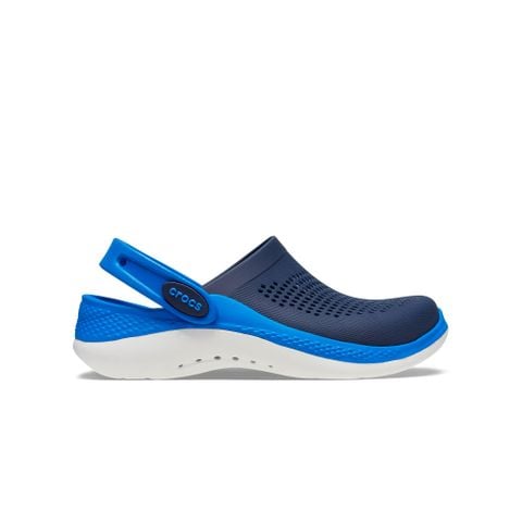 Crocs - Xăng đan trẻ em Literide 360 Clog Kid Navy Bright Cobalt Lifestyle