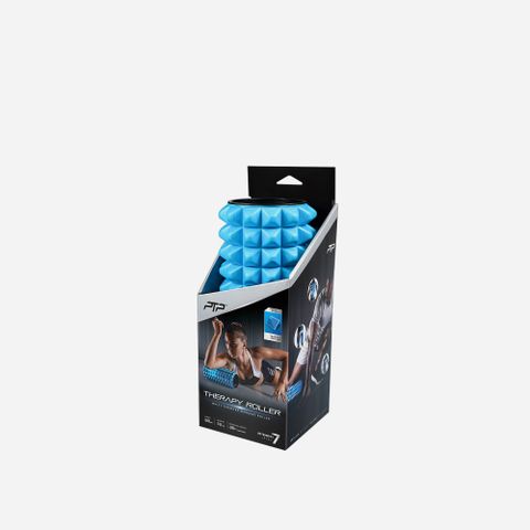 Ptp - Trục lăn tập giãn cơ nam nữ Massage Therapy Roller Soft Cyan Blue Training