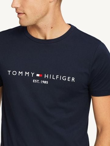 Tommy Hilfiger - Áo cotton tay ngắn nam Im Core Tommy Logo Tee - 4