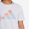 adidas - Áo tay ngắn chạy bộ Nam Run Icons 3 Bar Logo Tee