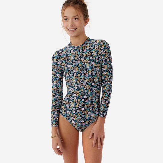 Oneill - Đồ bơi bé gái Girl'S Tatum Long Sleeve Surf Suit