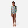 Oneill - Đồ bơi bé gái Girls' Sami Floral Twist Back Surf Suit