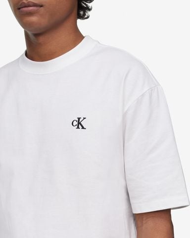 Calvin Klein - Áo tay ngắn CK nam Relaxed Archive Logo Crew Neck Tee