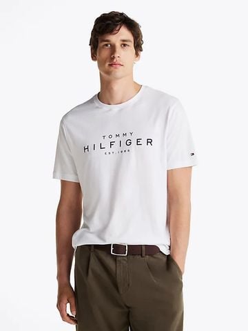 Tommy Hilfiger - Áo tay ngắn nam Logo Crew Neck T-Shirt