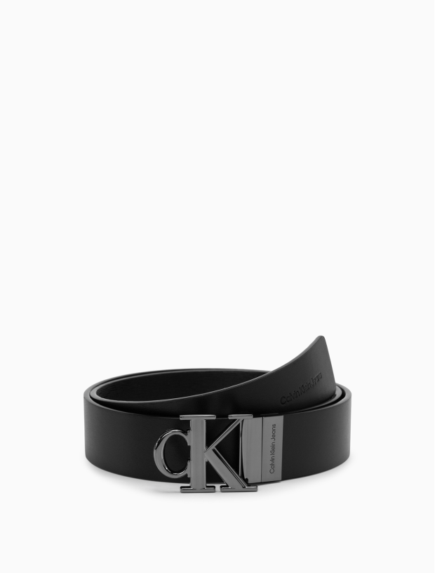 Calvin Klein - Thắt lưng nam Mono Leather Platique Belt