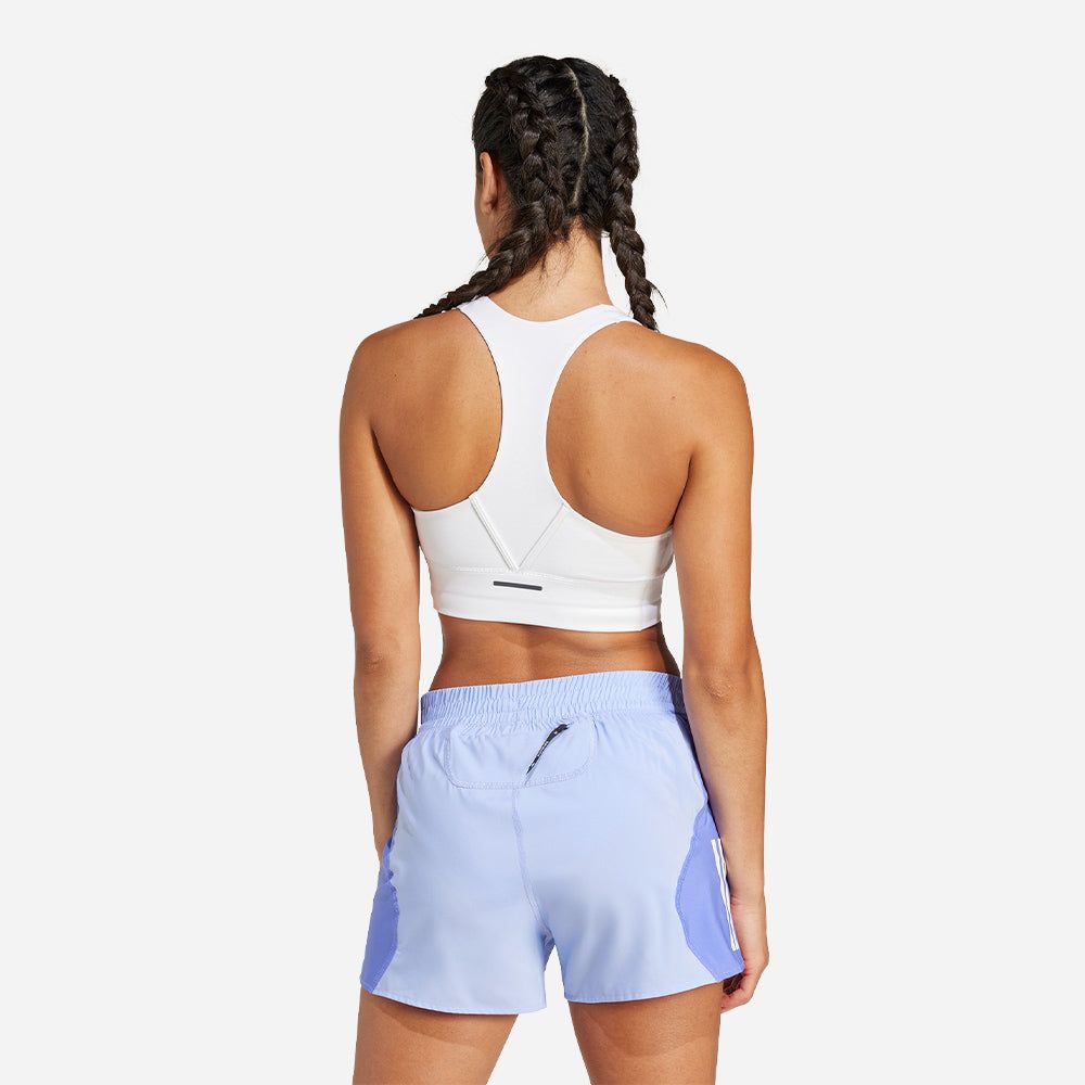 adidas - Áo ngực chạy bộ hỗ trợ vừa Nữ Run Pocket Medium-support Running