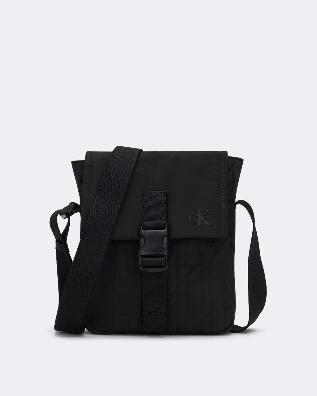 Calvin Klein - Túi đeo chéo CK nam Quilted Recycled Nylon Reporter Bag