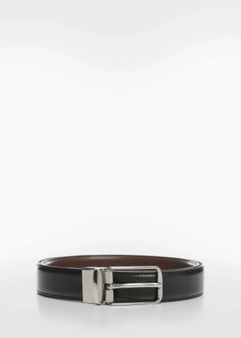 Mango - Thắt lưng nam Leather reversible belt