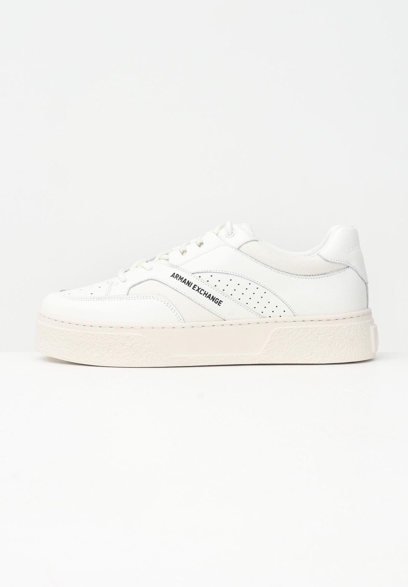 Armani Exchange - Giày nam Ax Men's Ivory Sneakers with Logo