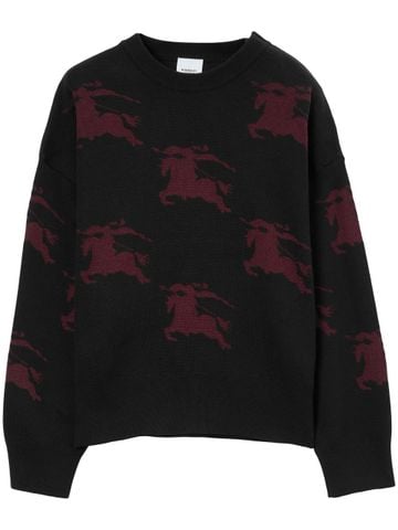 Burberry - Áo dệt kim nữ EKD patterned jacquard jumper