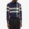 Burberry -  Áo sơ mi nam poplin co giãn họa tiết kẻ Somerton Check Cotton Shirt