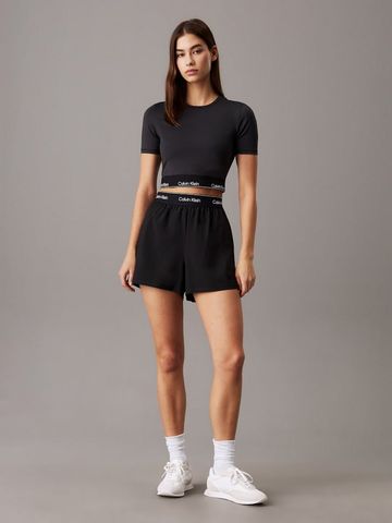 Calvin Klein - Áo tay ngắn thể thao CK nữ Modern Sport Cropped Gym T-Shirt