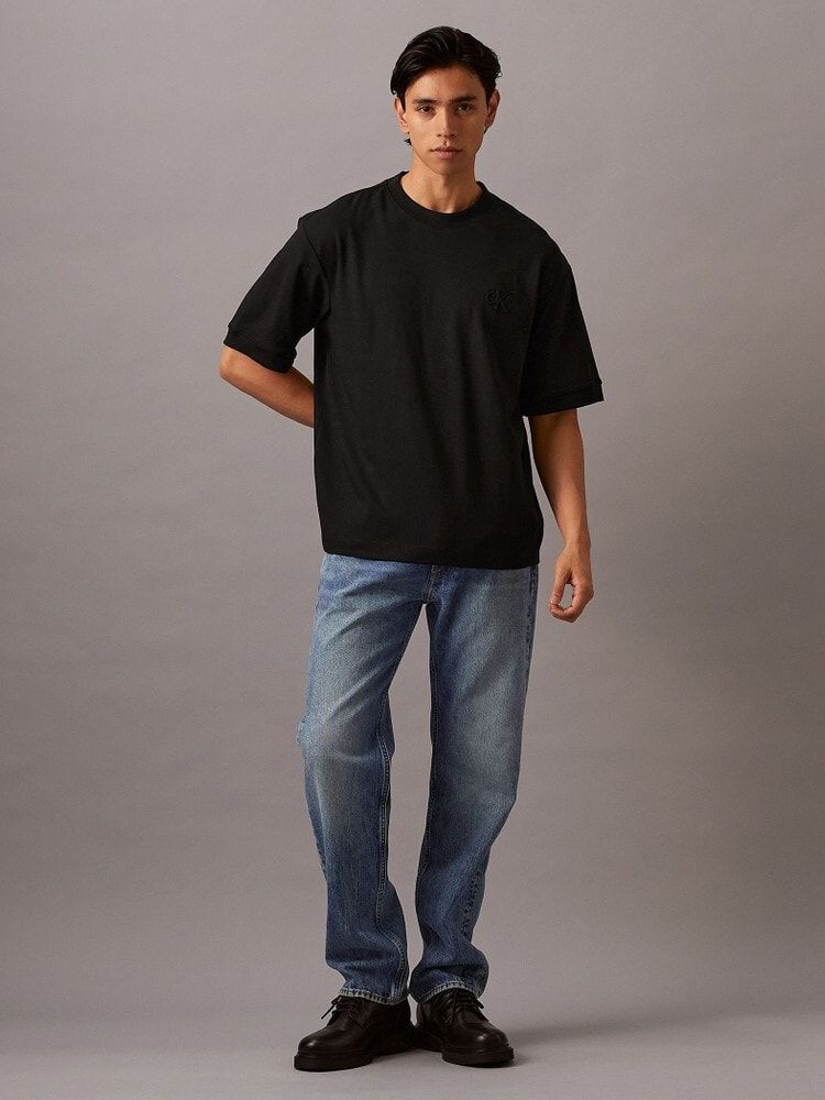 Calvin Klein - Áo thun thời trang CK nam Premium Interlock Tee