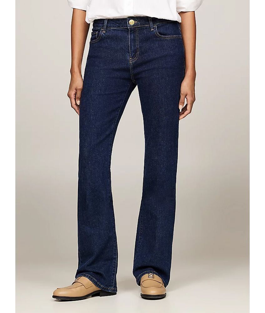 Tommy Hilfiger - Quần jeans dài nữ Mid Rise Bootcut Jean
