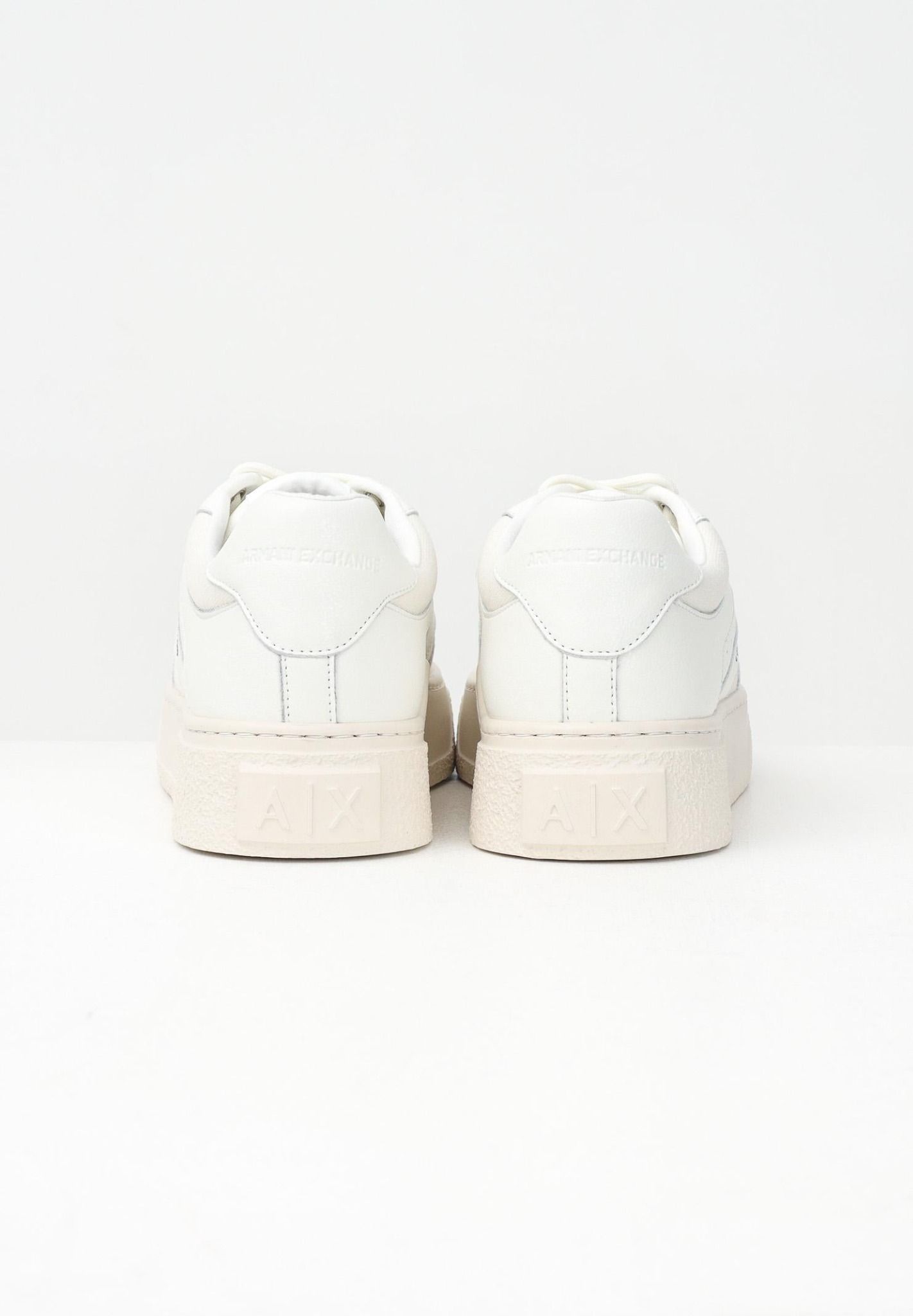 Armani Exchange - Giày nam Ax Men's Ivory Sneakers with Logo