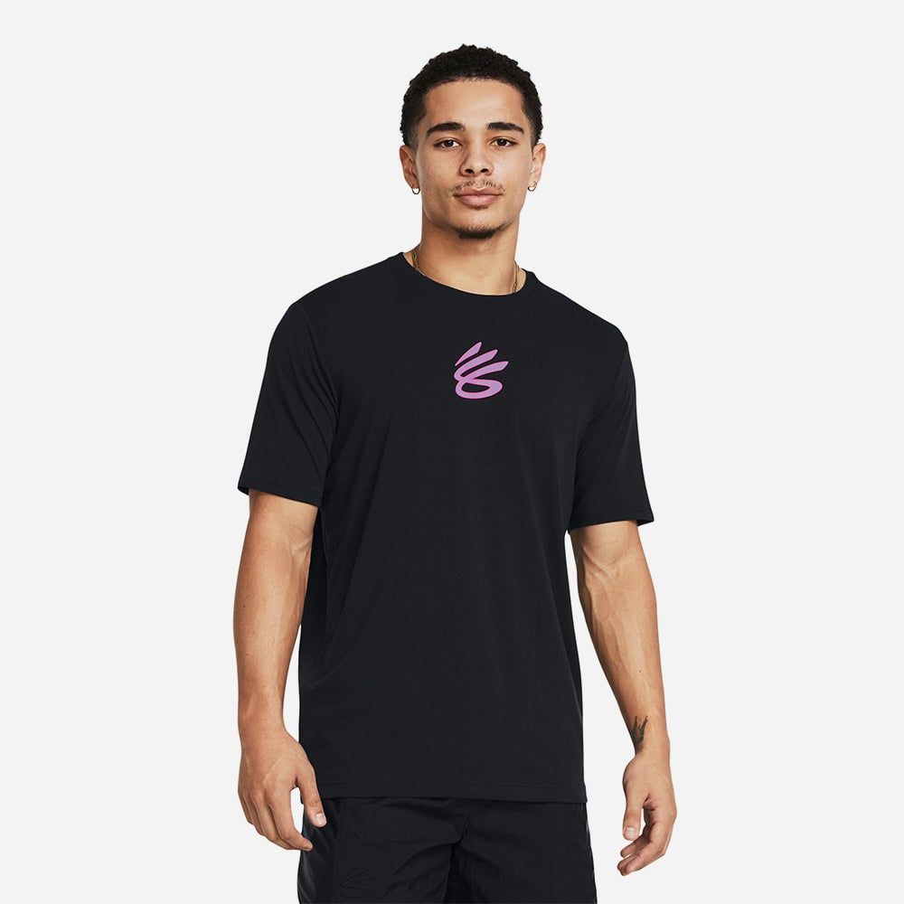 Under Armour - Áo tay ngắn thể thao nam Curry Girl Dad Tee Basketball Tee