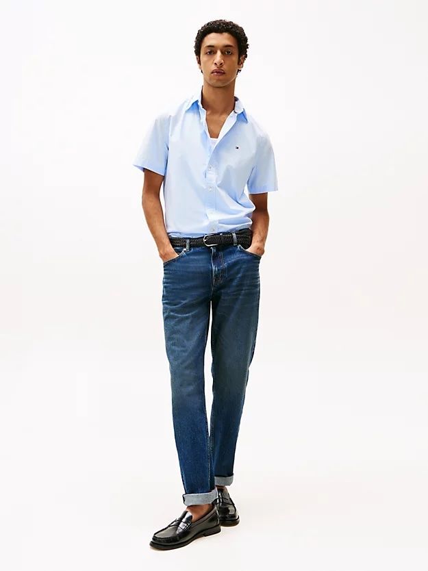 Tommy Hilfiger - Áo sơ mi tay ngắn nam Regular Fit Short Sleeve Shirt
