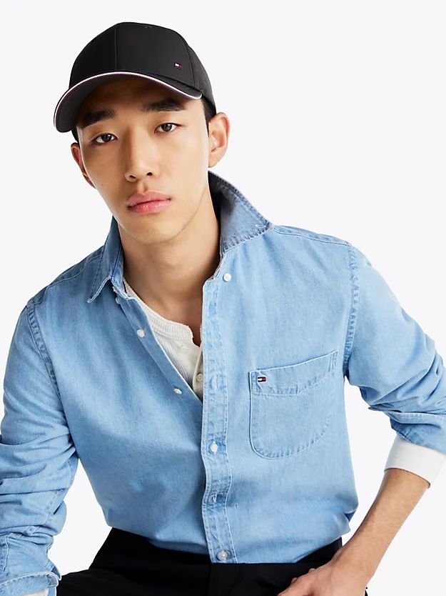 Tommy Hilfiger - Nón nam Corporate Enamel Flag Baseball Cap
