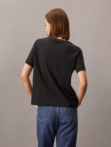 Calvin Klein - Áo thun thời trang CK nữ Core Essentials Monogram Embroidery Tee