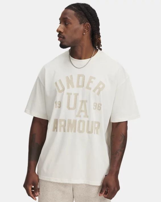 Under Armour - Áo thun nam UA Heavyweight Varsity Lifestyle Tee