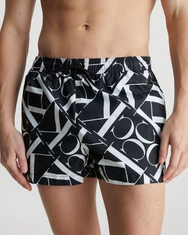 Calvin Klein - Quần bơi nam CK Monogram Short Drawstring Swim Shorts