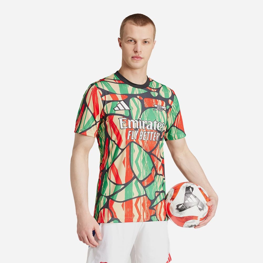 adidas - Áo thun đá banh Nam Men's Adidas Arsenal Pre-Match Jersey