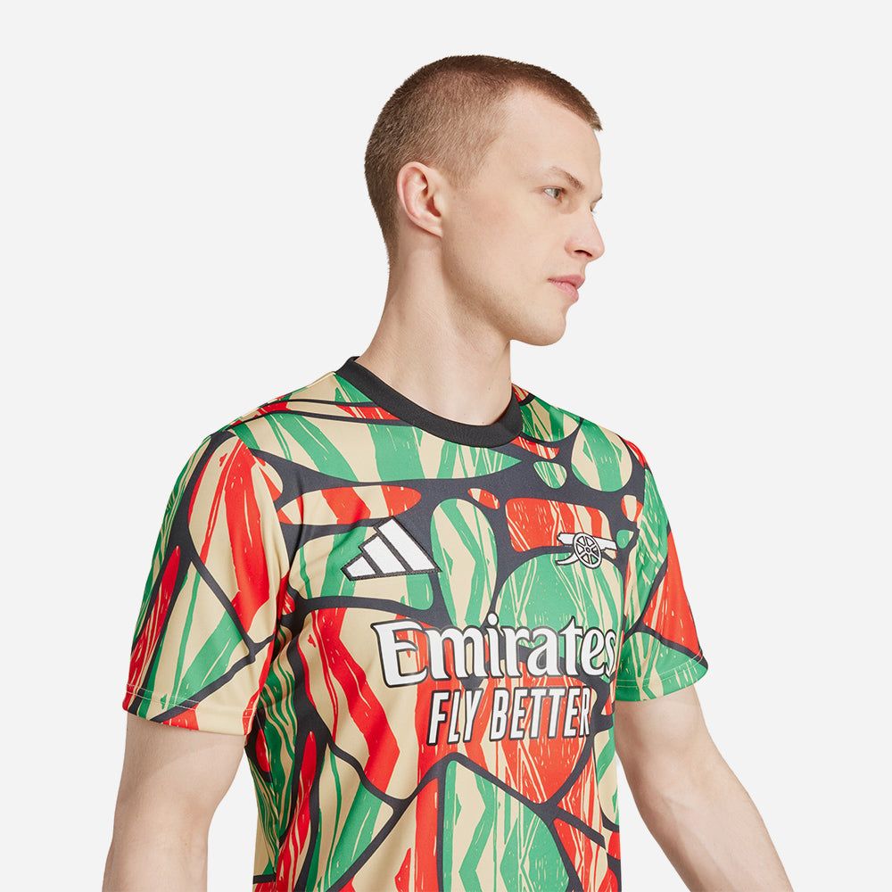 adidas - Áo thun đá banh Nam Men's Adidas Arsenal Pre-Match Jersey