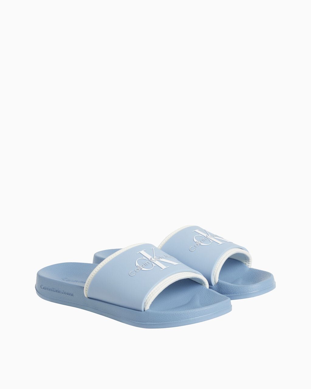 Calvin Klein - Dép quai ngang CK nữ Norwich Monogram Slides