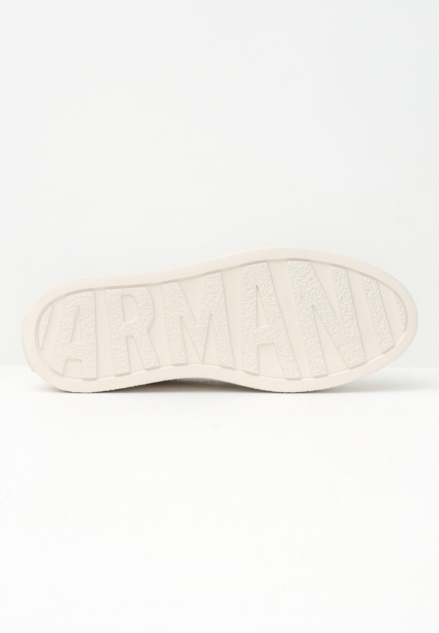 Armani Exchange - Giày nam Ax Men's Ivory Sneakers with Logo