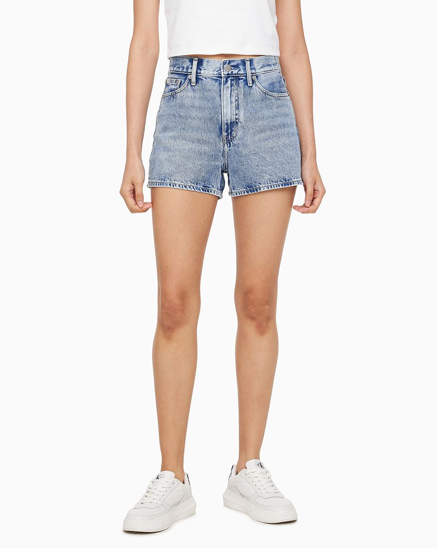 Calvin Klein - Quần jeans ngắn CK nữ Highrise Short Denim