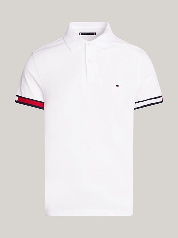 Tommy Hilfiger - Áo polo tay ngắn nam Hilfiger Flag Slim Fit Polo