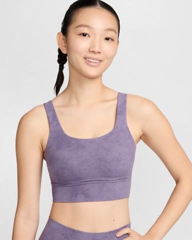 Nike - Áo ngực thể thao Nữ Zenvy Tie-Dye Women's Medium-Support Padded Longline Sports Bra