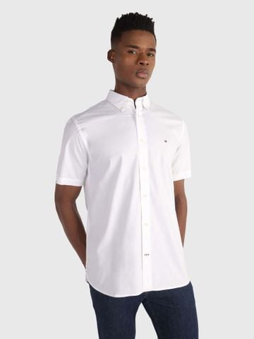 Tommy Hilfiger - Áo sơ mi tay ngắn nam 1985 Flex Oxford Shirt