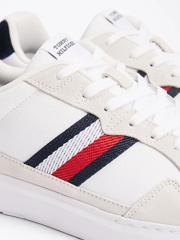 Tommy Hilfiger - Giày nam Lightweight Suede Cupsole Trainers