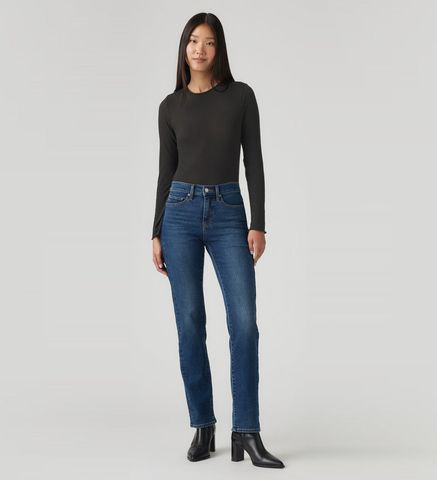 Levi's - Quần jeans dài ống đứng nữ Women's 314 Shaping Straight Pieced Jeans