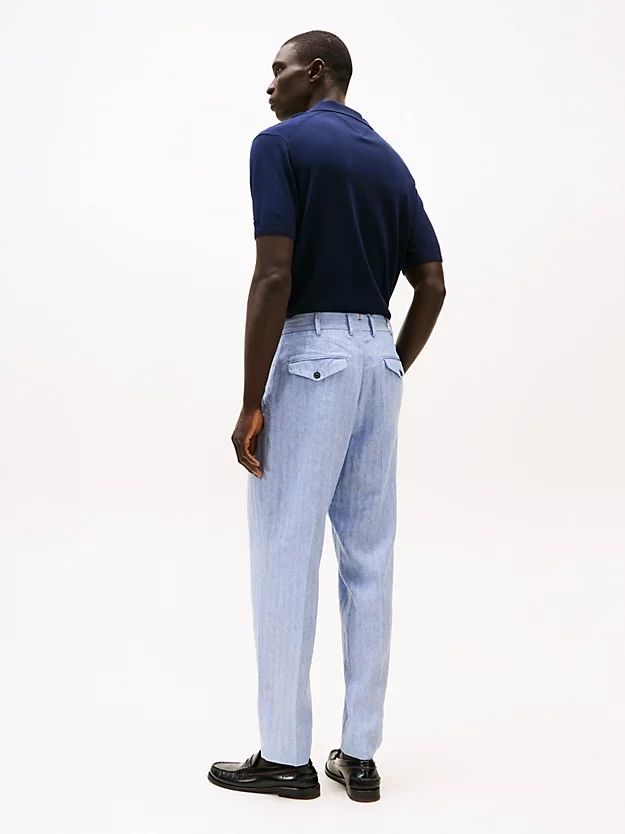 Tommy Hilfiger - Quần dài nam Smart Casual Herringbone Wide Leg Trousers