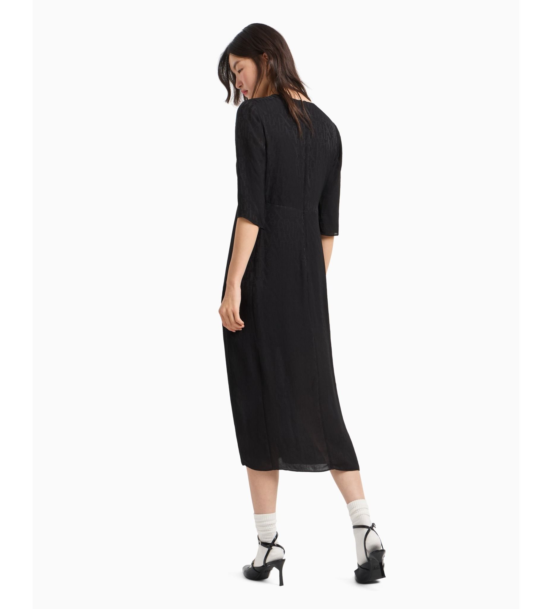 Armani Exchange - Đầm dài qua gối nữ Aix Women's Dress