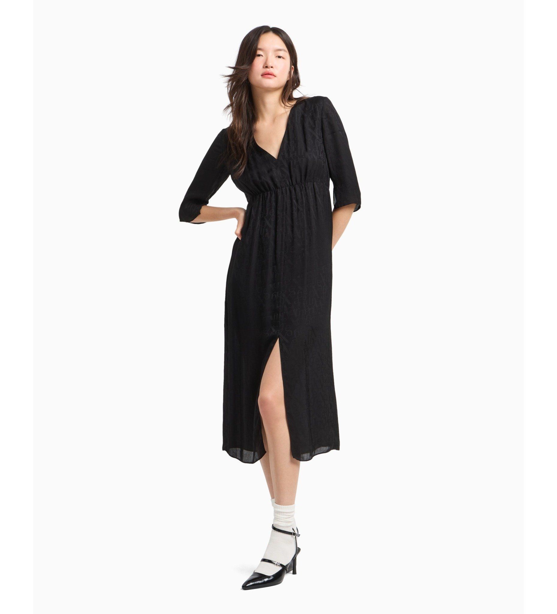 Armani Exchange - Đầm dài qua gối nữ Aix Women's Dress