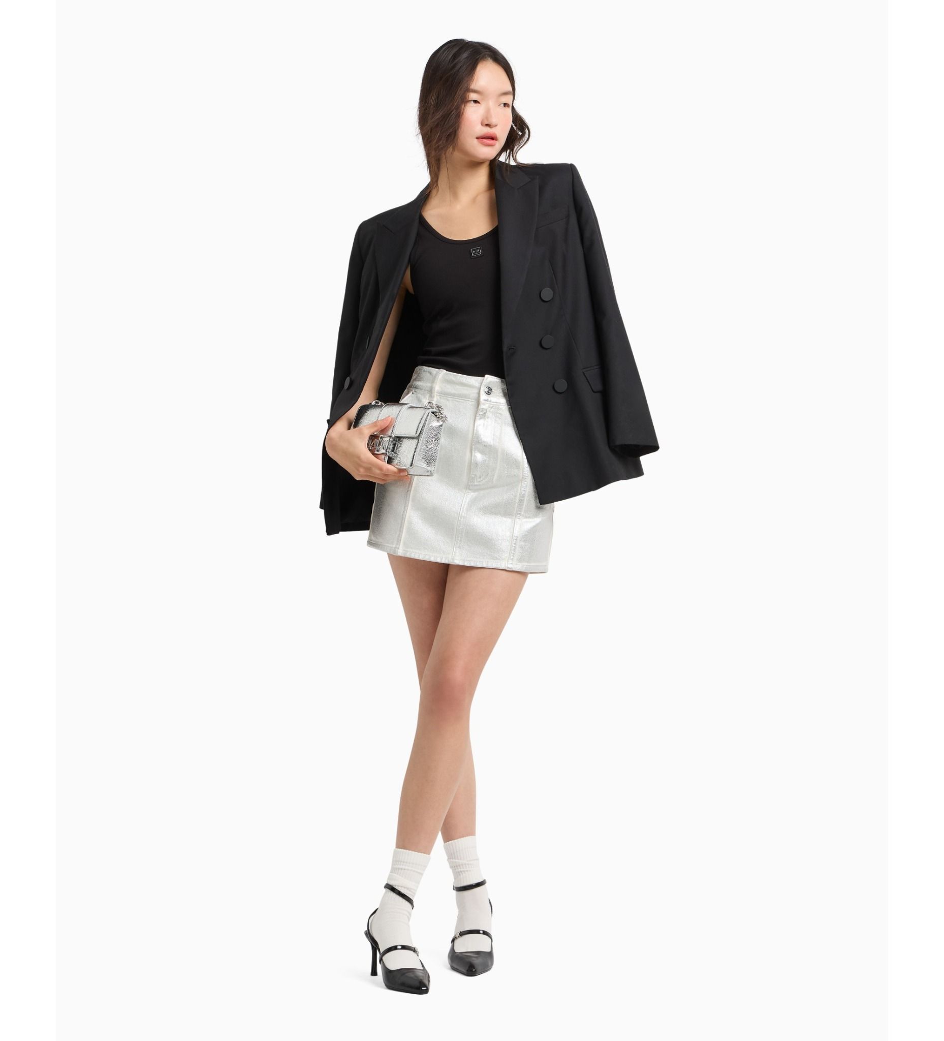 Armani Exchange - Chân váy ngắn nữ Aix Women's Skirt