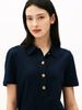 Tommy Hilfiger - Đầm polo nữ Slim Gold Button Polo Dress