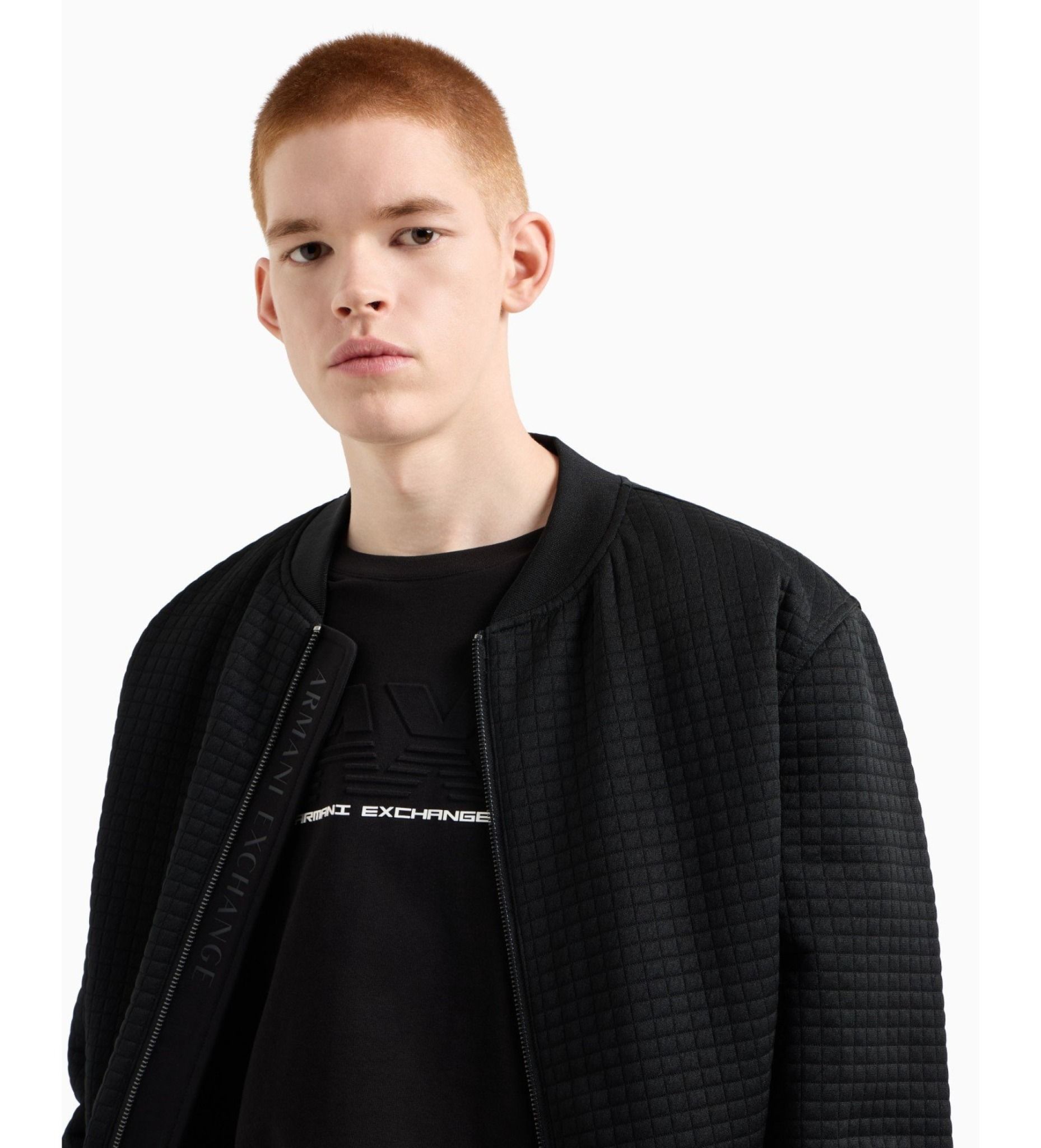 Armani Exchange - Áo thun thời trang nam Ax T-shirt Regular black