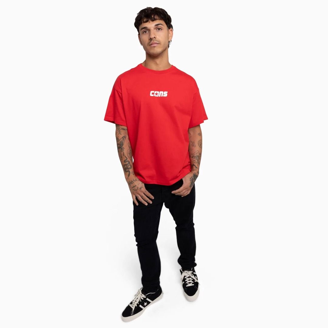 Converse - Áo thun tay ngắn nam One Star Tee Lifestyle