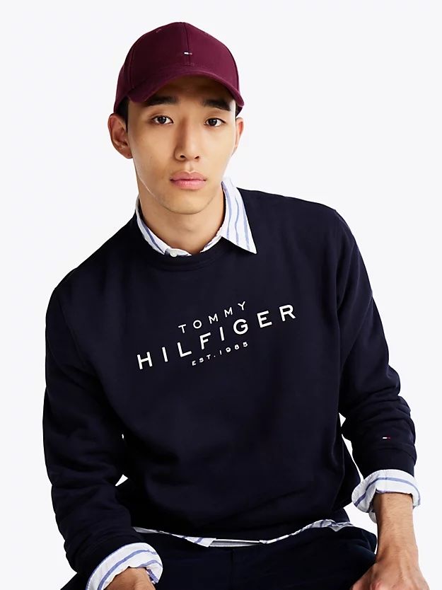 Tommy Hilfiger - Nón lưỡi trai nam Hilfiger Flag Six-Panel Baseball Cap