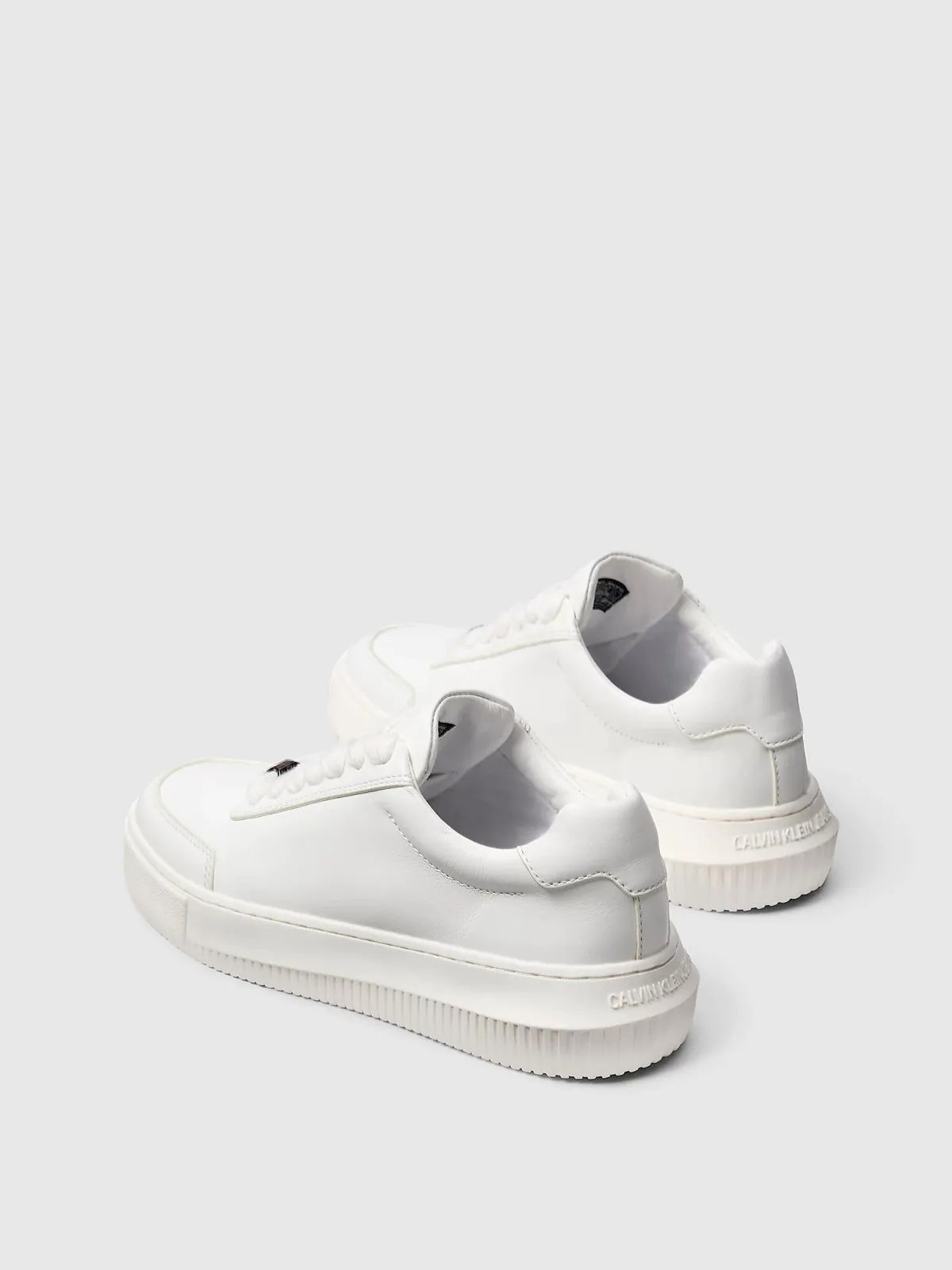 Calvin Klein - Giày da CK nữ Chunky Cupsole Project Red Shoes