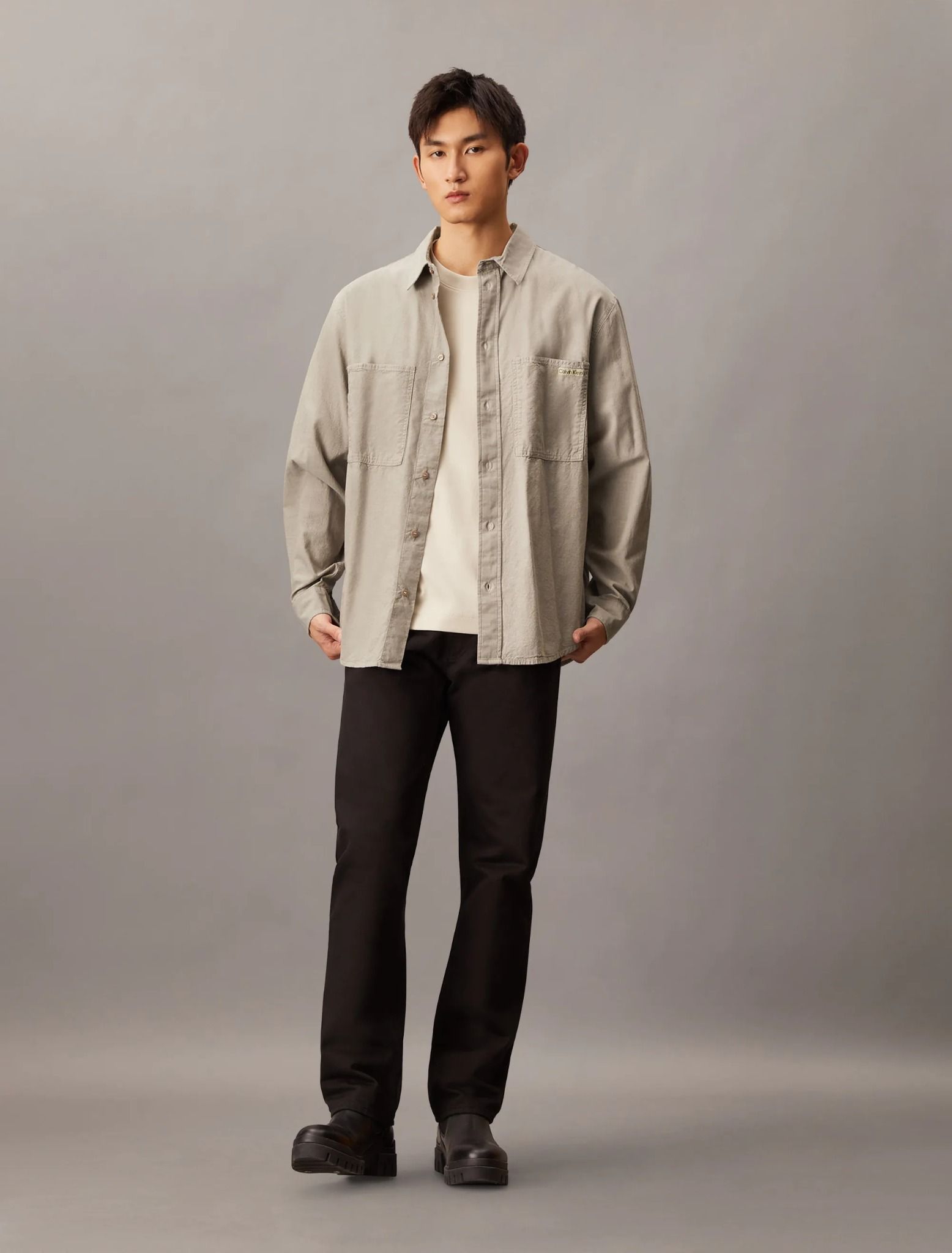 Calvin Klein - Áo sơ mi CK nam Premium Chambray Shirt