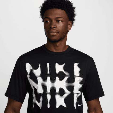 Nike - Áo thun tay ngắn thể thao Nam Training Dri-FIT Uv Hyverse Swoosh Short Sleeve Pakaian Fitness